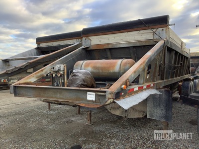 1979 Tempte Beall DB1 20 ft T/A A-Train Lead Belly Dump Trailer