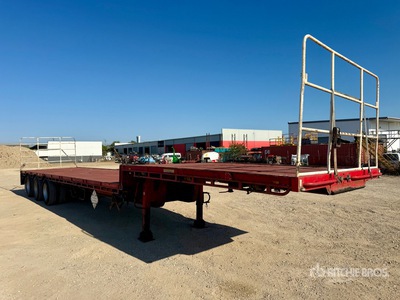 2010 CIMC 13.5 m Tri/A مقطورة سطح السفينة
