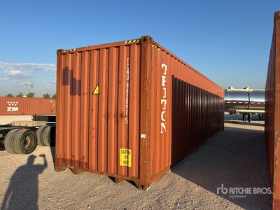 40 ft High Cube حاويات تخزين