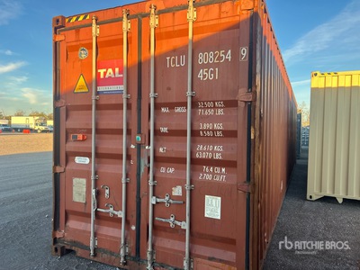 2010 40 ft High Cube Storage Container