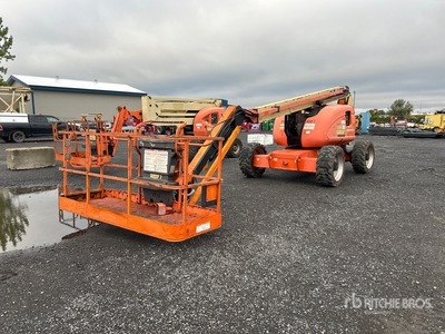 2012 JLG 600AJ 4WD Dual Fuel Piattaforma monobraccio