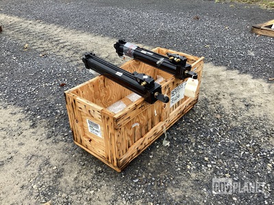 (4) Parker 3.25CBB2ANLUS14AC24.000 Linear Actuating Cylinder Assemblies