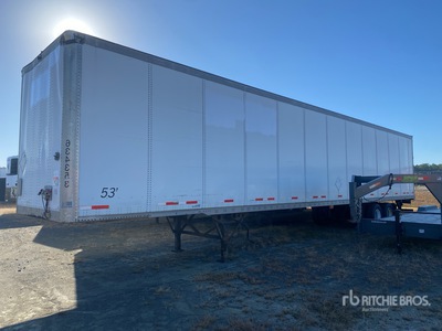 2014 Wabash DVCVHPC 53 ft x 102 in T/A Van Trailer