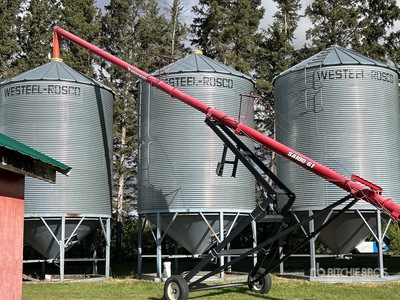 Westeel-Rosco 146 +/- 2300 bu 6 Ring Hopper Grain Bin