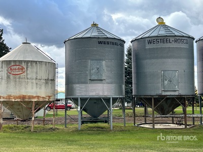 Westeel-Rosco 145 +/- 2000 bu 5 Ring Hopper Grain Bin