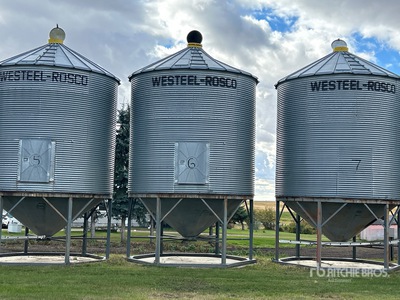 Westeel-Rosco 145 +/- 2000 bu 5 Ring Hopper Grain Bin