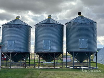Westeel-Rosco 145 +/- 2000 bu 5 Ring Hopper Grain Bin