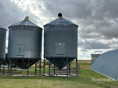 Westeel-Rosco 145 +/- 2000 bu 5 Ring Hopper Grain Bin