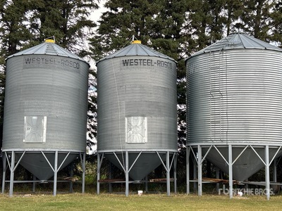 Westeel-Rosco 146 +/- 2300 bu 6 Ring Hopper Grain Bin