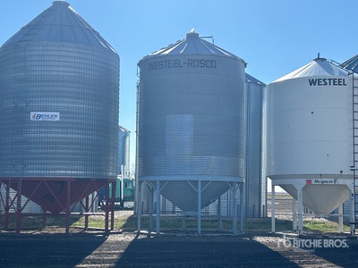 Westeel Rosco +/- 2200 bu 6 Ring Hopper Grain Bin