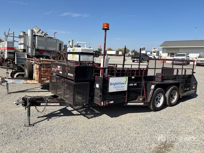 2014 Marksman 14 ft T/A Landschaftstrailer