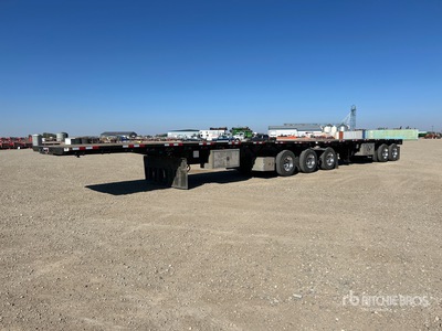 2014 Load King 35 ft Tri/A Super B-Train Lead مقطورة مسطحة