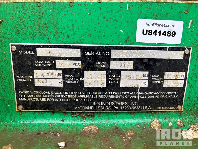 ELEVADOR TIJERA 2013 JLG 3394RT
