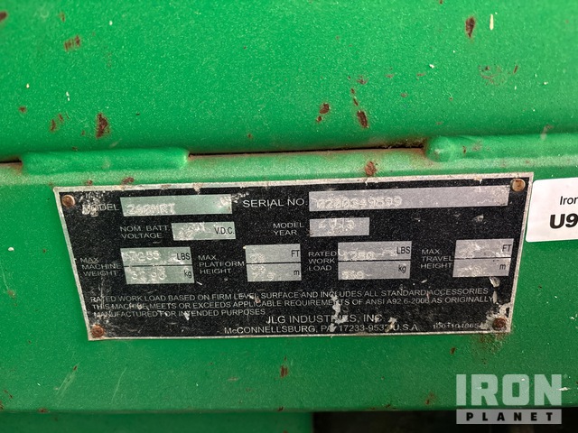 ELEVADOR TIJERA 2015 JLG 260MRT