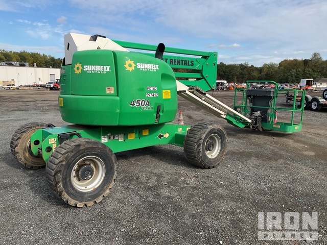 ELEVADOR ARTICULADO 2014 JLG 4WD 450A