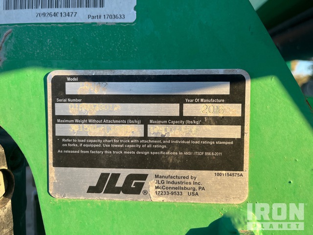 MANIPULADOR 2016 JLG