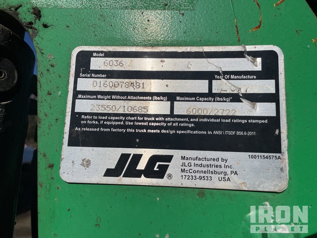 MANIPULADOR 2016 JLG/SKYTRAK