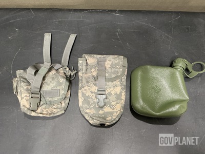 (207) Canteen Pouches, (75) Entrenching Tool Carriers & Assorted Items