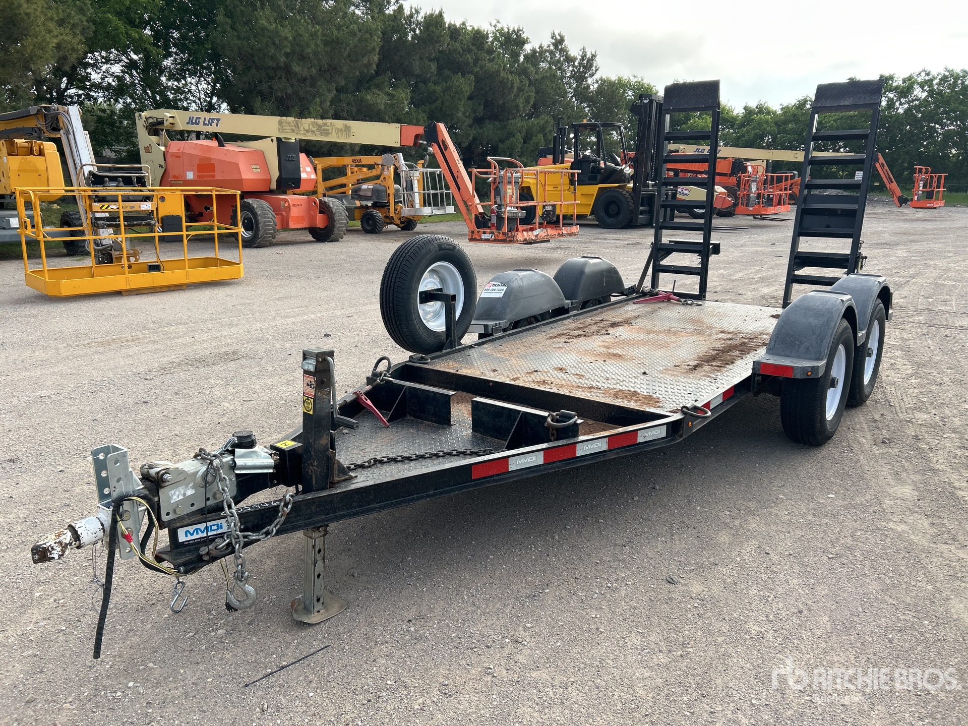 2019 MMDI 10 ft T/A Equipment Trailer