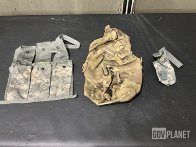 (121) Bandoleer Ammunition Pouches, (46) Sustainment Pouches & Assorted Items