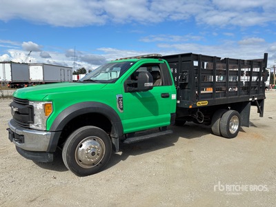 2017 Ford F-450 XL 4x4 Ciężarówka z płaską platformą