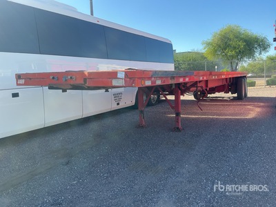 1975 Hobbs T/A 40 ft Extendable مقطورة مسطحة