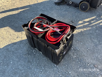 Quantity of (5) 25 ft, 800 amp Booster Cables Varios, tienda, almacen, consumidor (Unused)