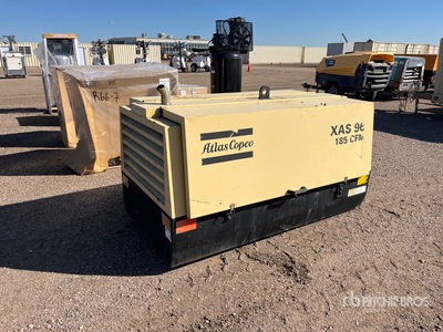 2001 Atlas Copco XAS96DD Skid-Mounted Compressore