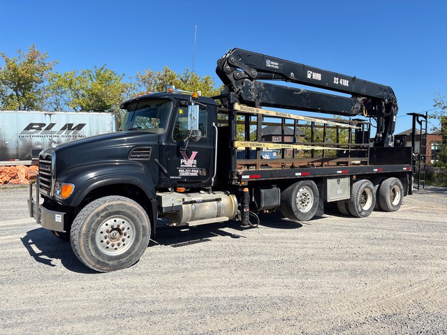 2018 Hiab 410K-3 Pro 10130 lb Articulated Boom on 2005 Mack CV713 Granite 8x4 Boom Truck 2018 Hiab 410K-3 Pro 10130 lb Articulated Boom on 2005 Mack CV713 Granite 8x4 Boom Truck
