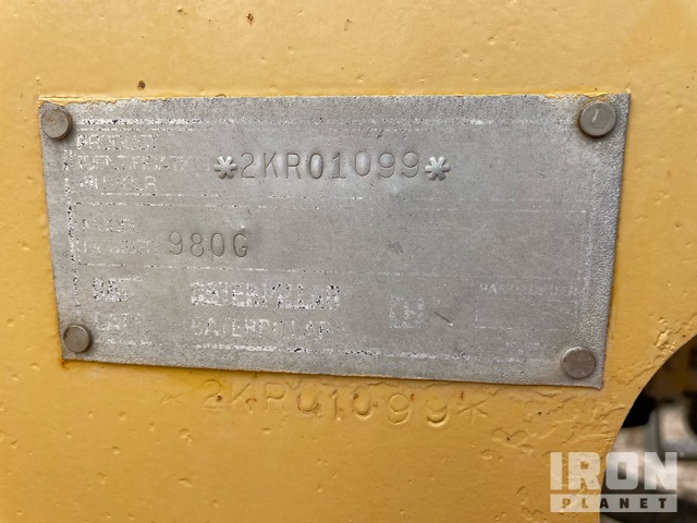 CARGADOR FRONTAL 1997 CATERPILLAR 980G