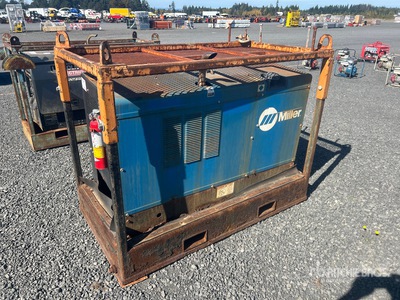 2013 Miller 400D Skid-Mounted Multi-Process Engine Driven Welder