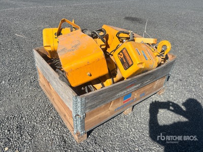 Quantity of (4) Harrington Hoists Inc. ER020L Electric Chain Hoist Varios, equipos plantas industriales