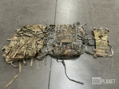 (7) Field Packs, (6) Large Field Pack Sets & Assorted Items