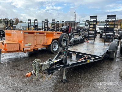2022 Miska 10 ft T/A Remolque Portamaquinaria