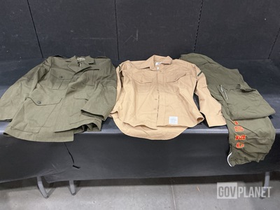 (1) Men's Coat, (25) Men’s Shirts & Assorted Items