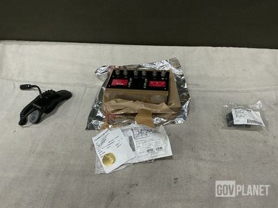 (1) Electromagnetic Relay, (56) Circuit Breakers, (11) Handsets & Assorted Items
