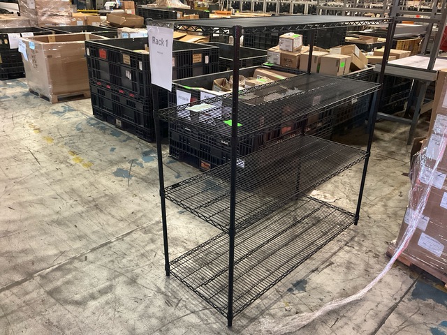 Quantity of (13) Wire Rack Shelving Quantity of (13) Wire Rack Shelving