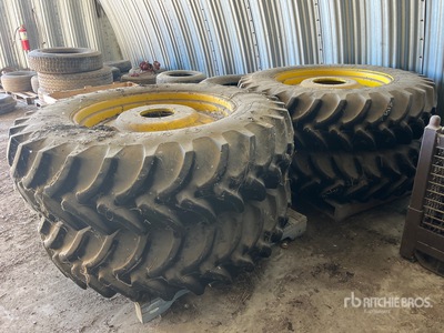 Quantity of (4) 385/85R34 Tyres