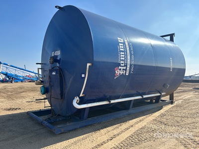 2011 Peaceland Fabricating  400 bbl Skid Mounted Steel Acid Lined Tank