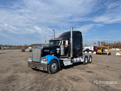 2015 Kenworth W900 6x4 T/A Sleeper Truck Tractor