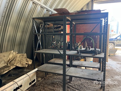 Quantity of (2) Metal Shelving