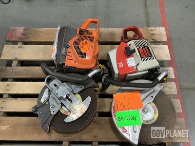 (3) Assorted Concrete Saws