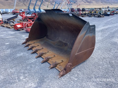 Cat 114 in Wheel Loader Bucket