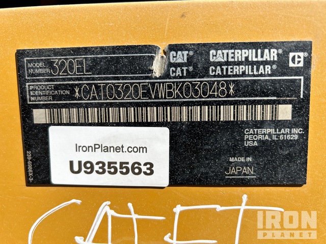EXCAVADORA 2014 CATERPILLAR 320EL