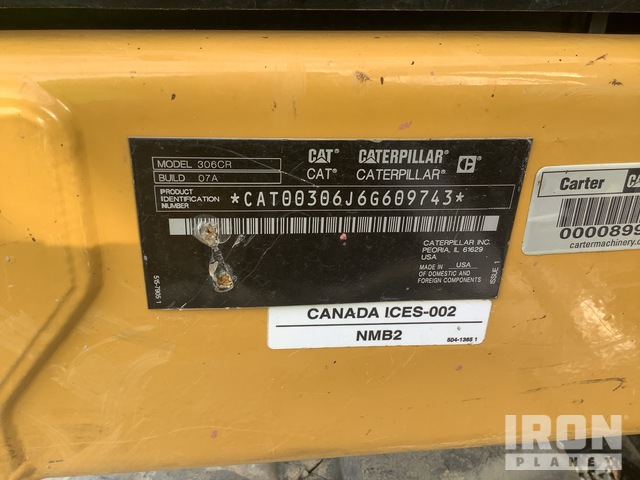 EXCAVADORA 2023 CATERPILLAR 306CR