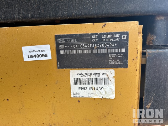 EXCAVADORA 2016 CATERPILLAR 349FL