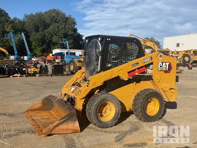 2022 Cat 246D3 Two-Speed High Flow XPS Chargeuse à direction à glissement