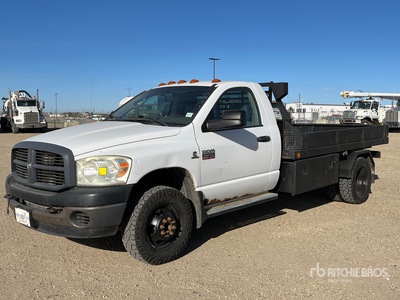 2010 Ram 3500 4x4 Ciężarówka z płaską platformą