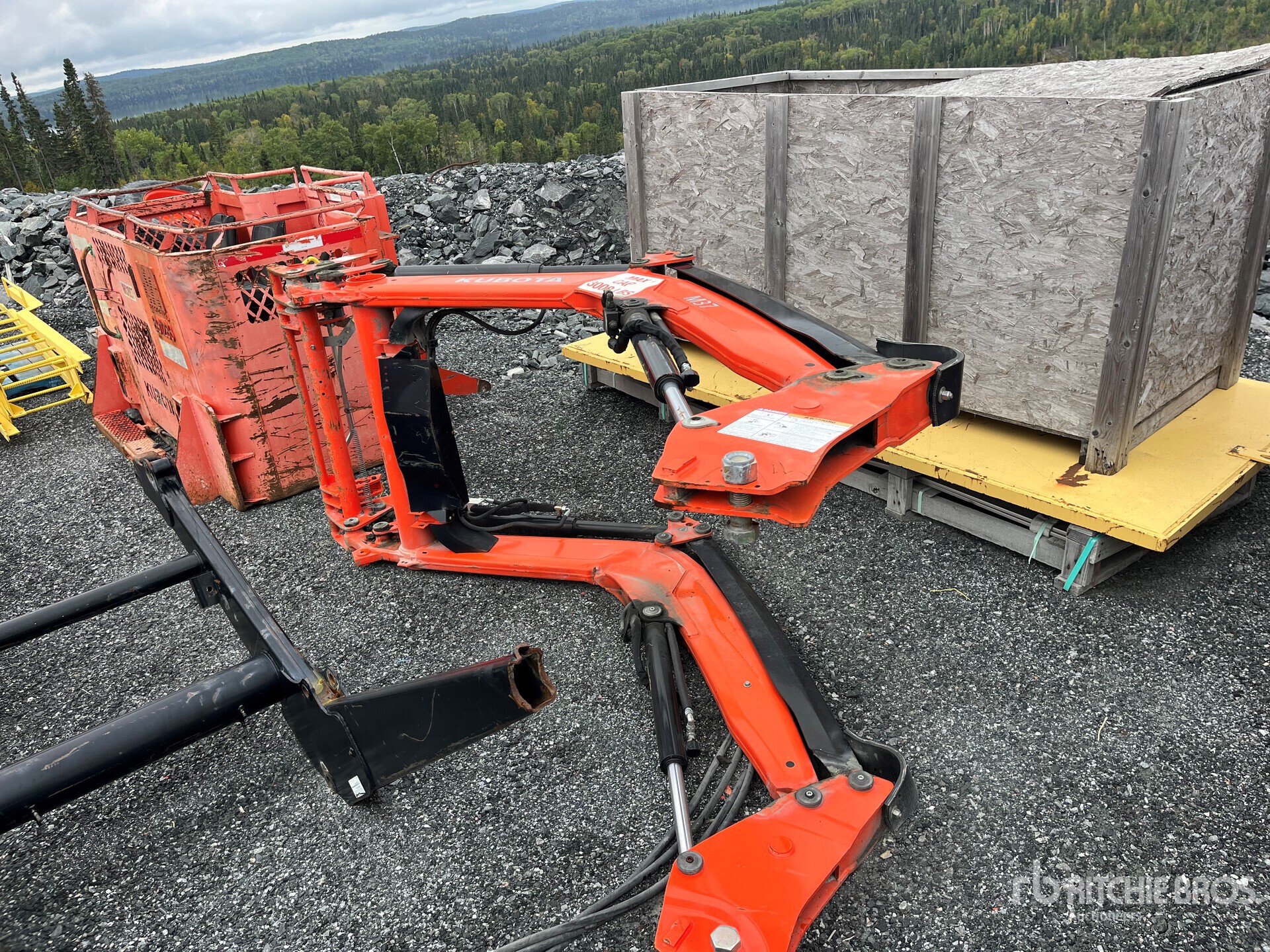 2018 Kubota M37 3000lb Hydraulic Tractor Loader Attachment Front Loader Attachment