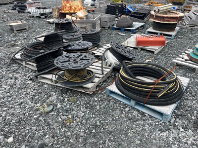 Quantity of (5) Pallets of Parker Hydraulic Hose on Reels